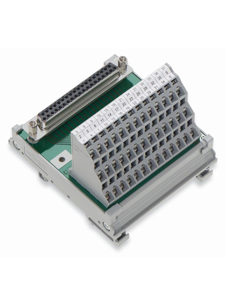 moduł przejściowy ze złączem żeńskim D-Sub 25-torowy