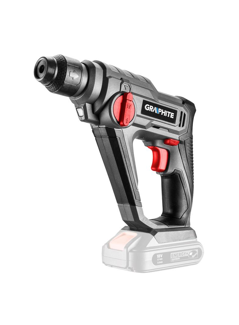 Młotowiertarka akumulatorowa SDS+ Energy+ 18V, Li-Ion/0.8J, bez akumulatora