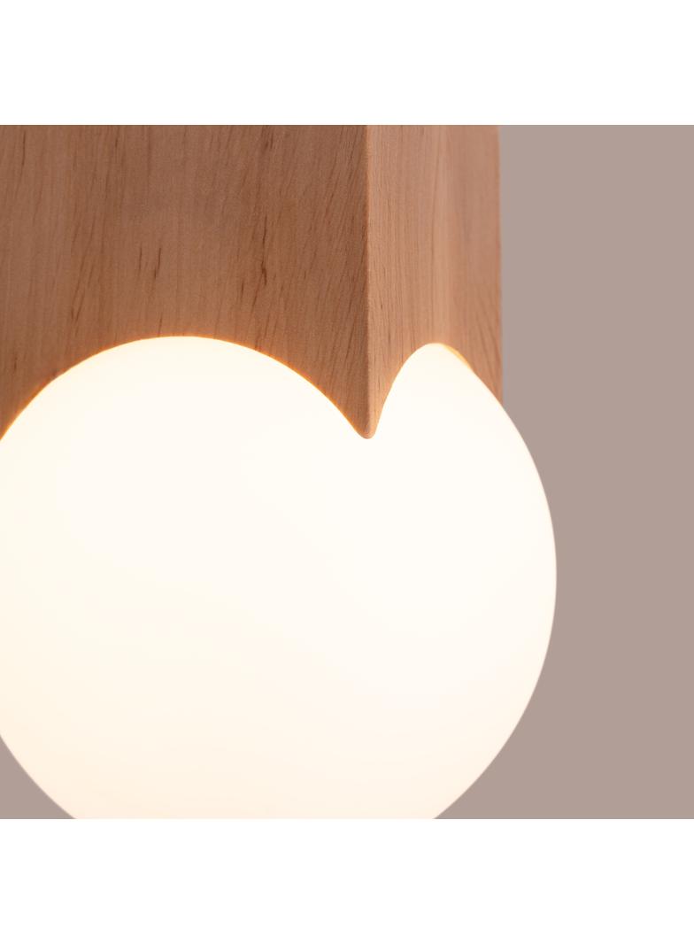 Sollux Plafon SOLIS naturalne drewno SL.1407