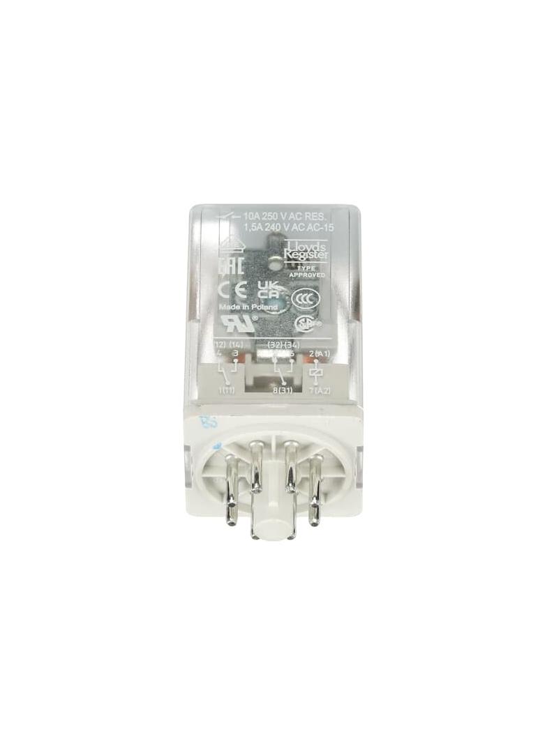 PRZEKAŹNIK CR-U120AC2L, A1-A2=120V AC, 2 STYKI C/O 250V/10A, LED 1SVR405621R2100 ABB