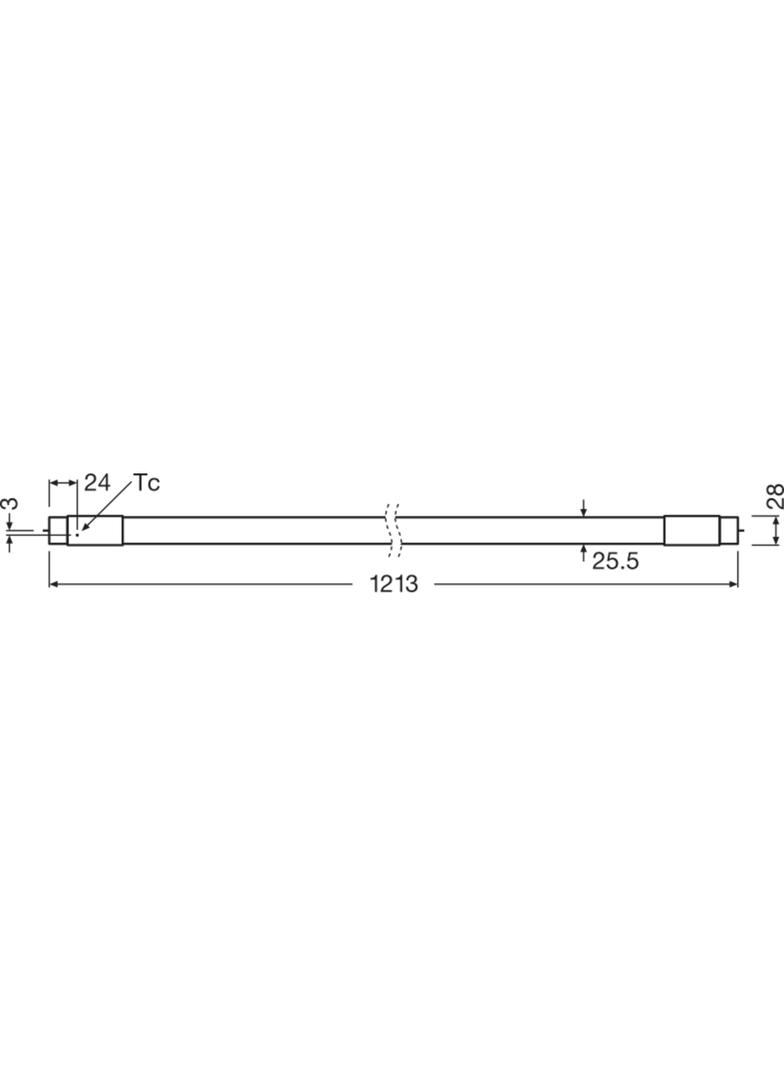 ST8PROU-1.2M 15W 865 40-70V HF TUBA LED LEDVANCE
