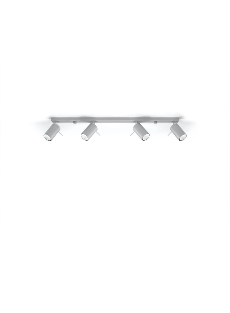 Sollux Plafon RING 4L szary SL.0453