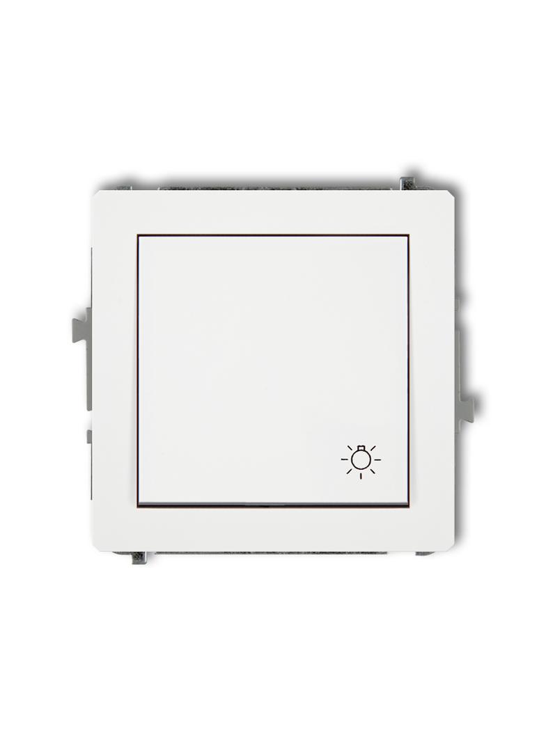 DECO Mechanizm łącznika zwierny światło biały mat