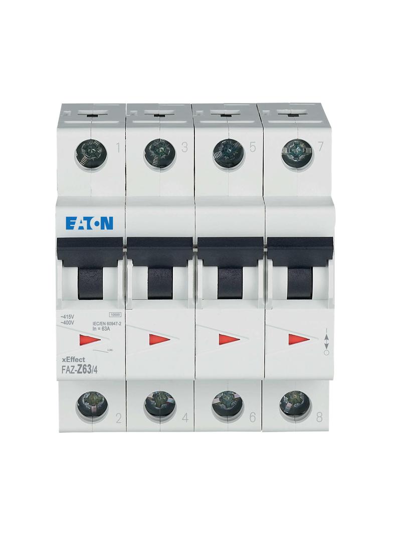 FAZ-Z63/4 Wyłącznik nadprądowy 10kA Z63A 4P 279121 EATON