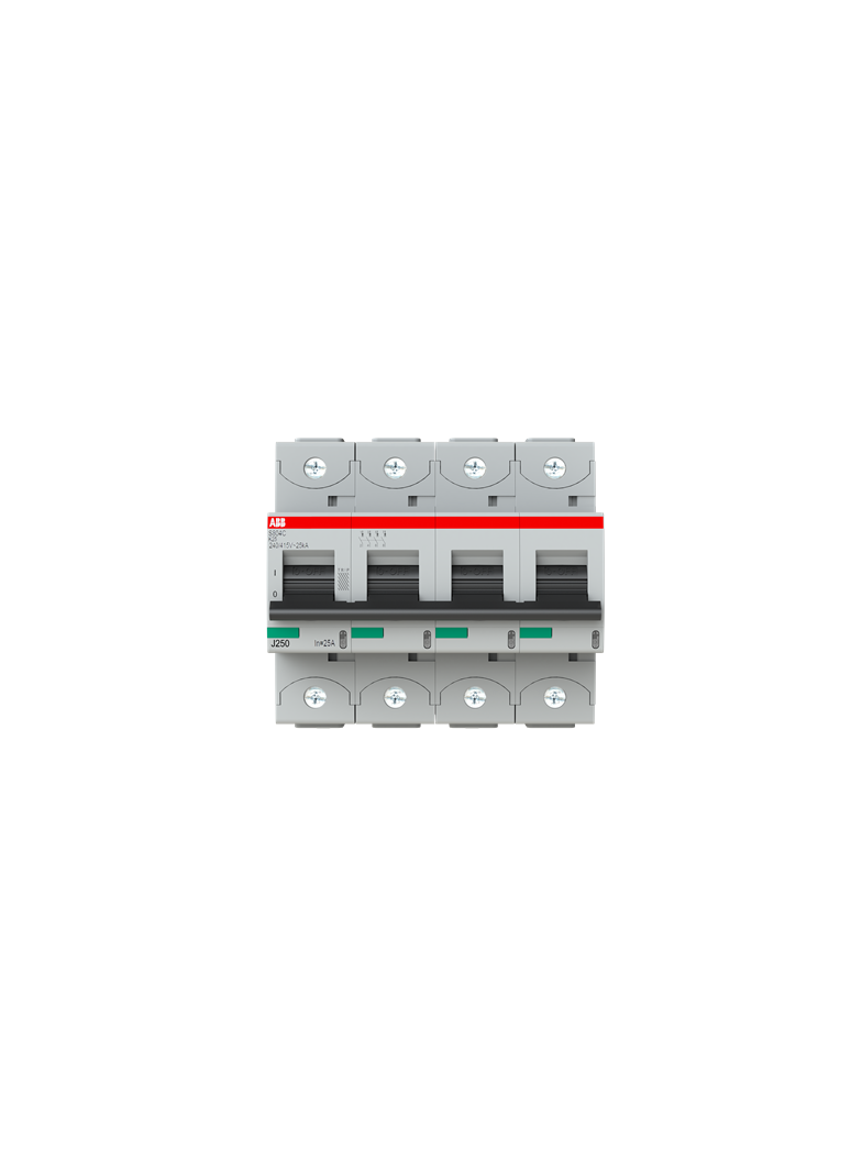 S804S-K25 Wyłącznik nadprądowy 50kA 4P K25A 2CCS864001R0517 ABB