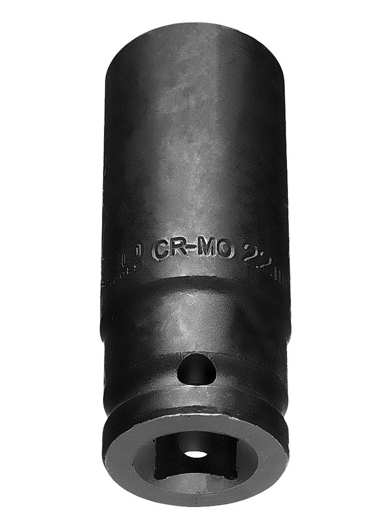 Nasadka udarowa 1/2" długa, 22 x 78mm , Cr-Mo
