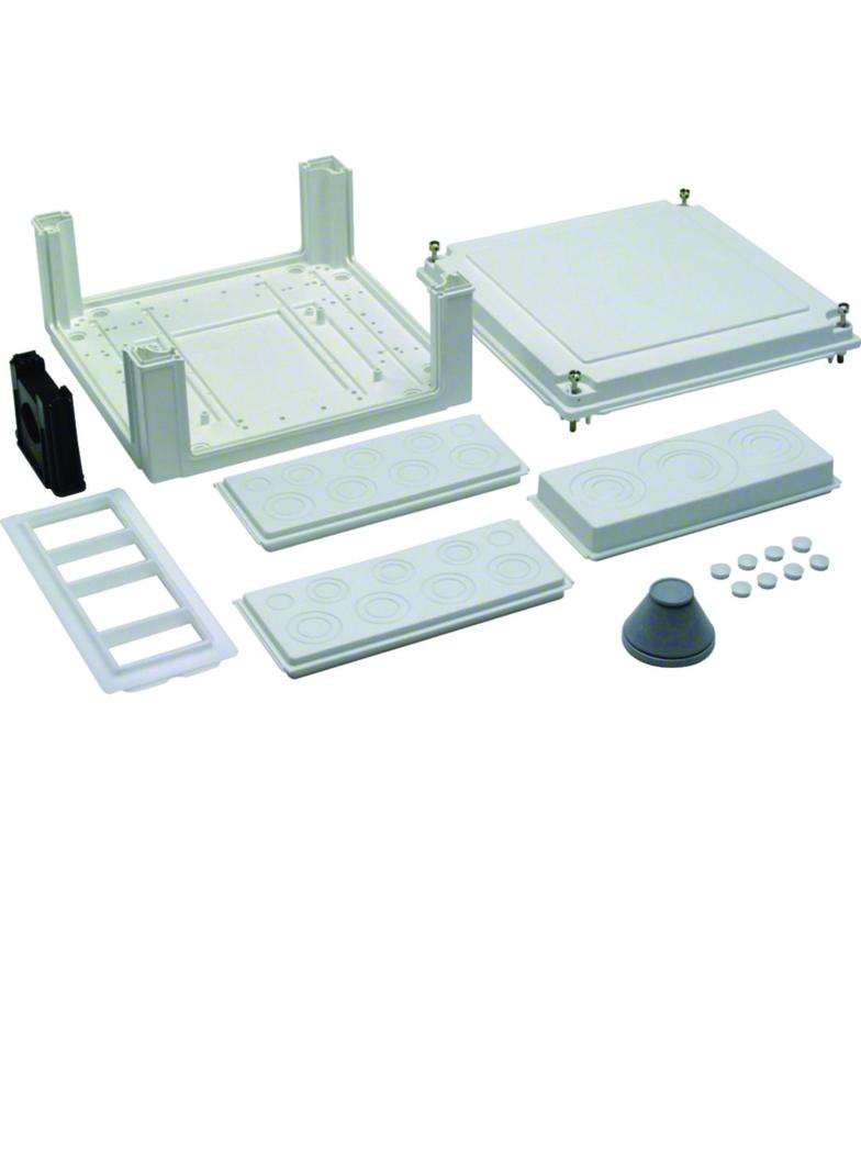 univers Z Obudowa przyłączeniowa pusta montaż boczny 324x307x149mm IP54 U84LS HAGER