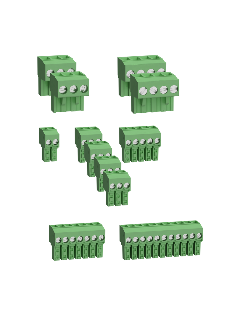 Modicon M172, Blok zacisków śrubowych do sterowników M172, 28 We/Wy
