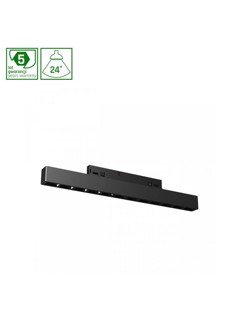 SYSTEM SHIFT NANO - GRID S OPRAWA LINIOWA 196X12X30MM 10W 24ST CZARNY 5 LAT GW.