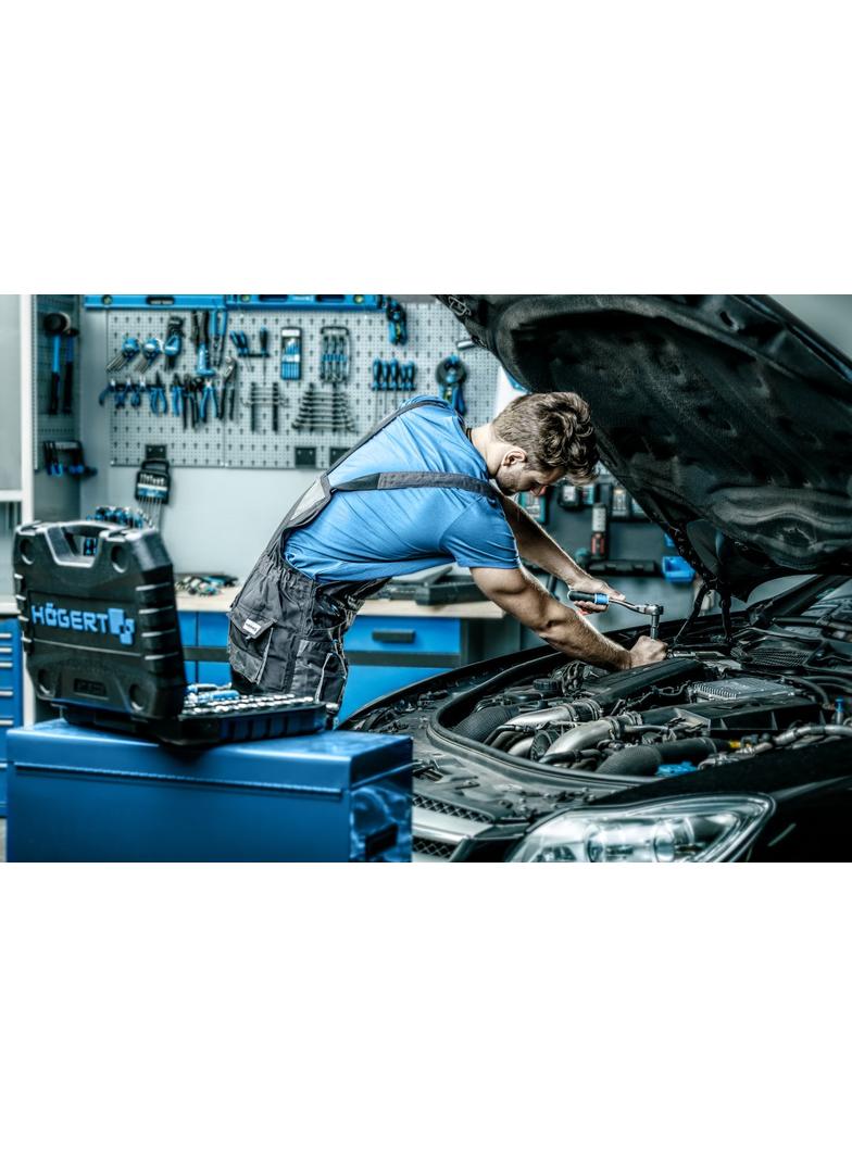 Zestaw narzędzi 222 szt. CrV, 1/4", 3/8", 1/2"