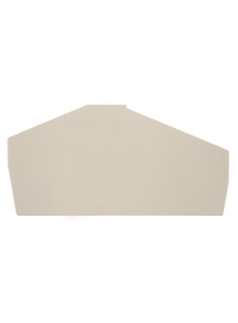 ZAP ZDU4-2/4AN Płytka końcowa (styki), 75.1 mm x 2 mm, Ciemnobeżowy /50szt./ 1807010000 WEIDMÜLLER