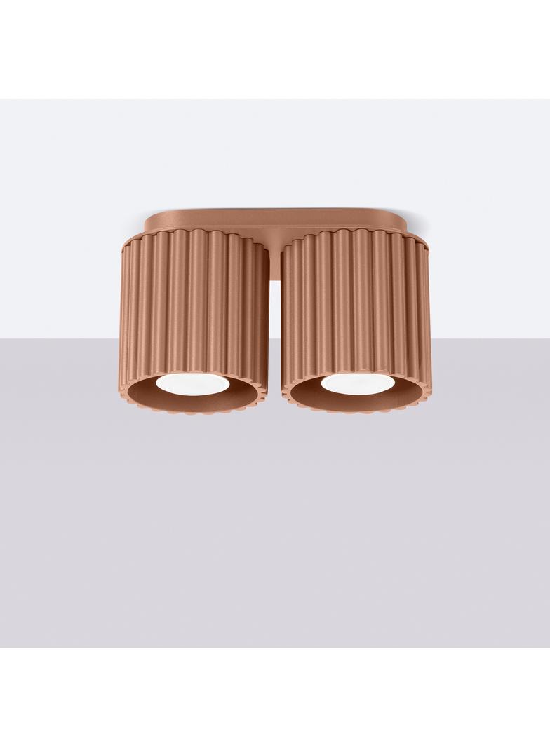 SOLLUX Plafon AURA 2 mocca GU10 ; SL.1805