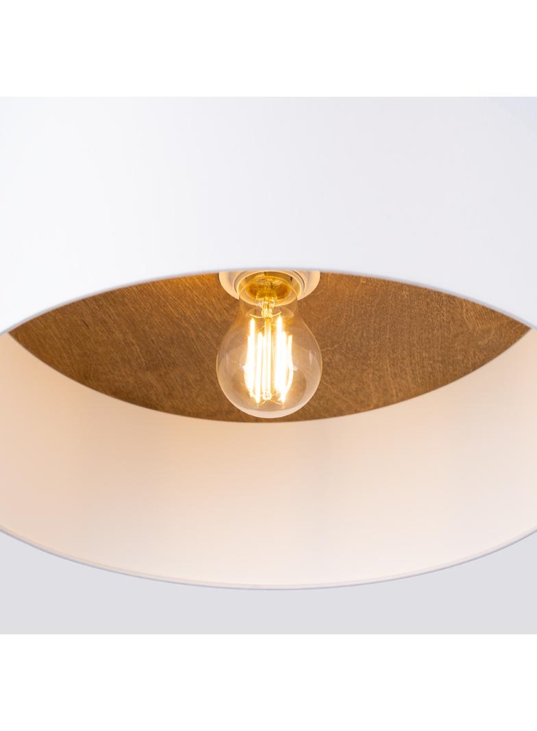 Plafon TELESTO biały/jasny brąz