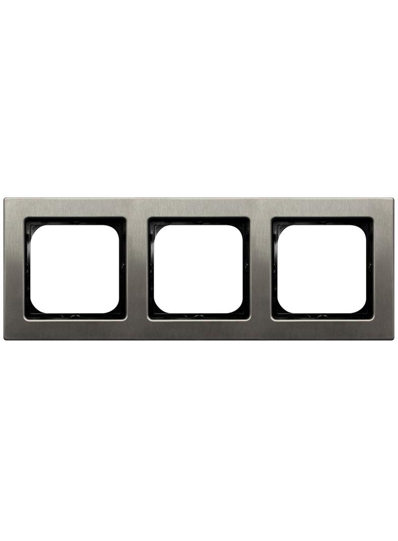 SONATA STAL INOX Ramka potrójna kolor stal inox R-3RM/37 OSPEL