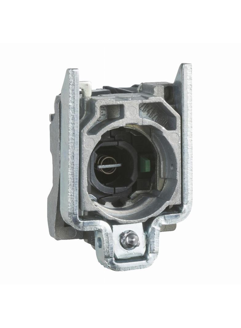 Harmony XB4 Korpus przycisku bez żarówki 250V metalowy, styk 1NO + 1NC