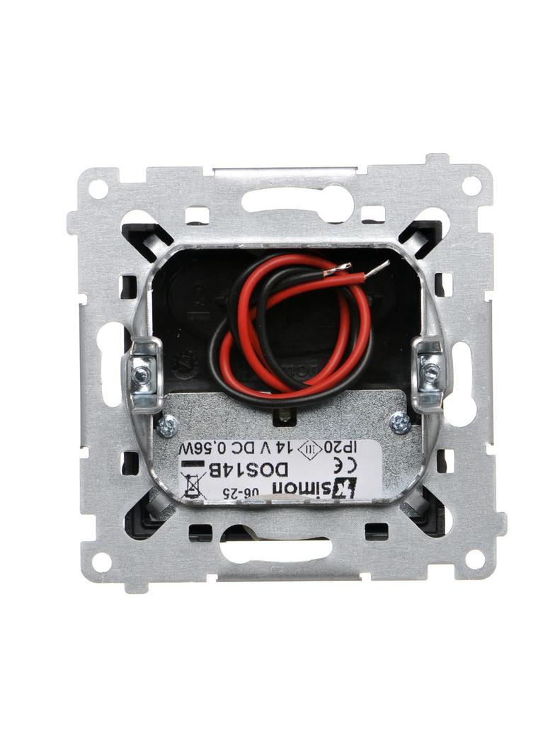 Simon 54 Oprawa oświetleniowa LED 14 V DC 0.56 W białe neutralne 4000 K czarnyy !Wymagany zasilacz 14V DOS14B.01/49 KONTAKT