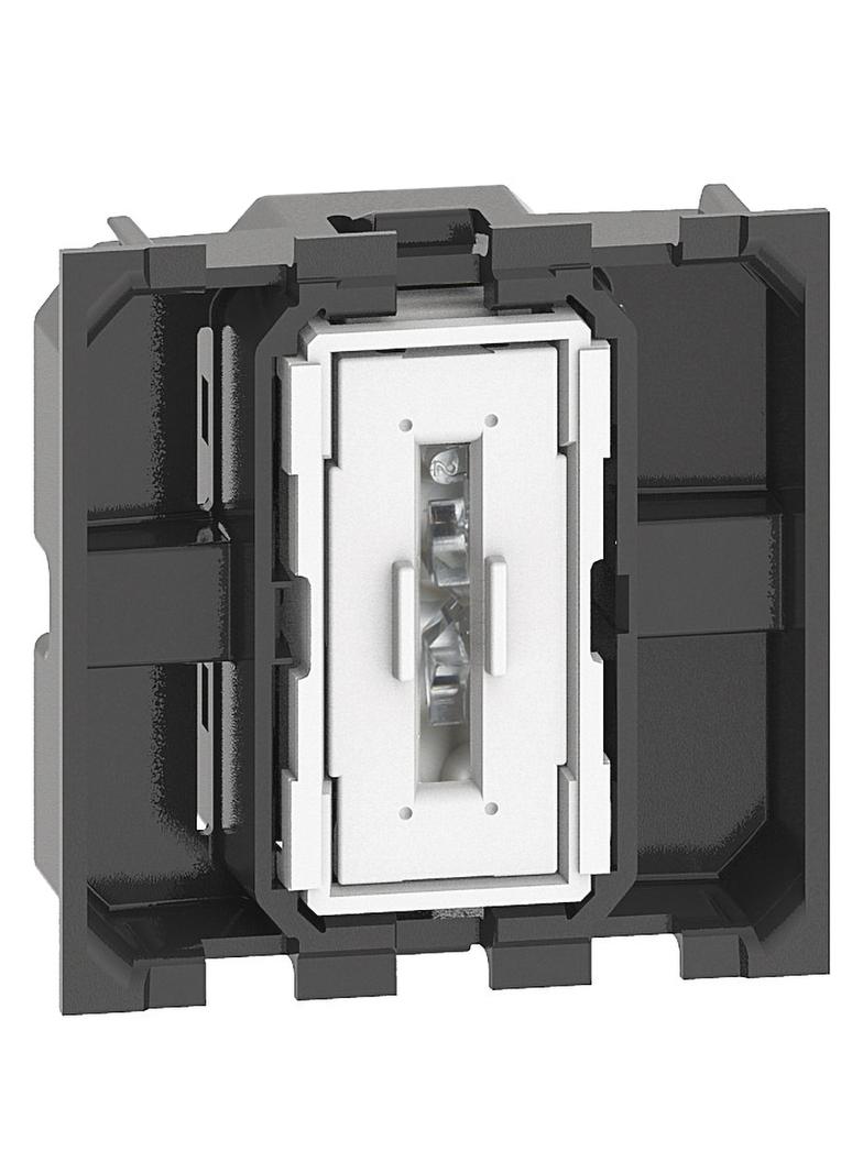 LIVING NOW - PRZYCISK 1-BIEGUNOWY - ZACISKI AUTOMATYCZNE - 2 MODUŁY, Bticino