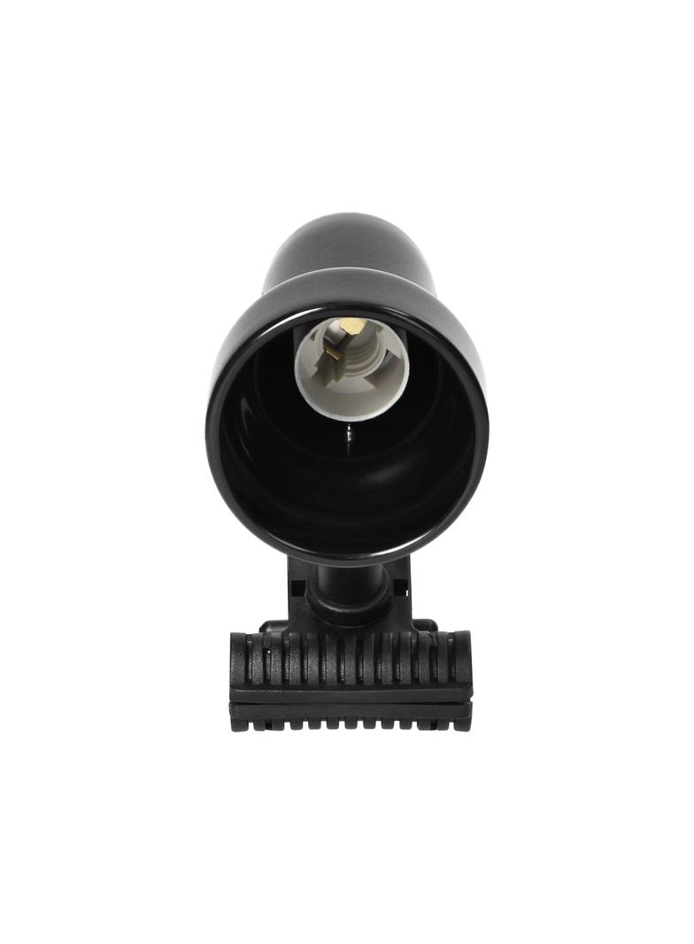 Kelly lampa biurkowa z klipsem 40W E14 stal + tworzywo czarna DL-9/B ORNO