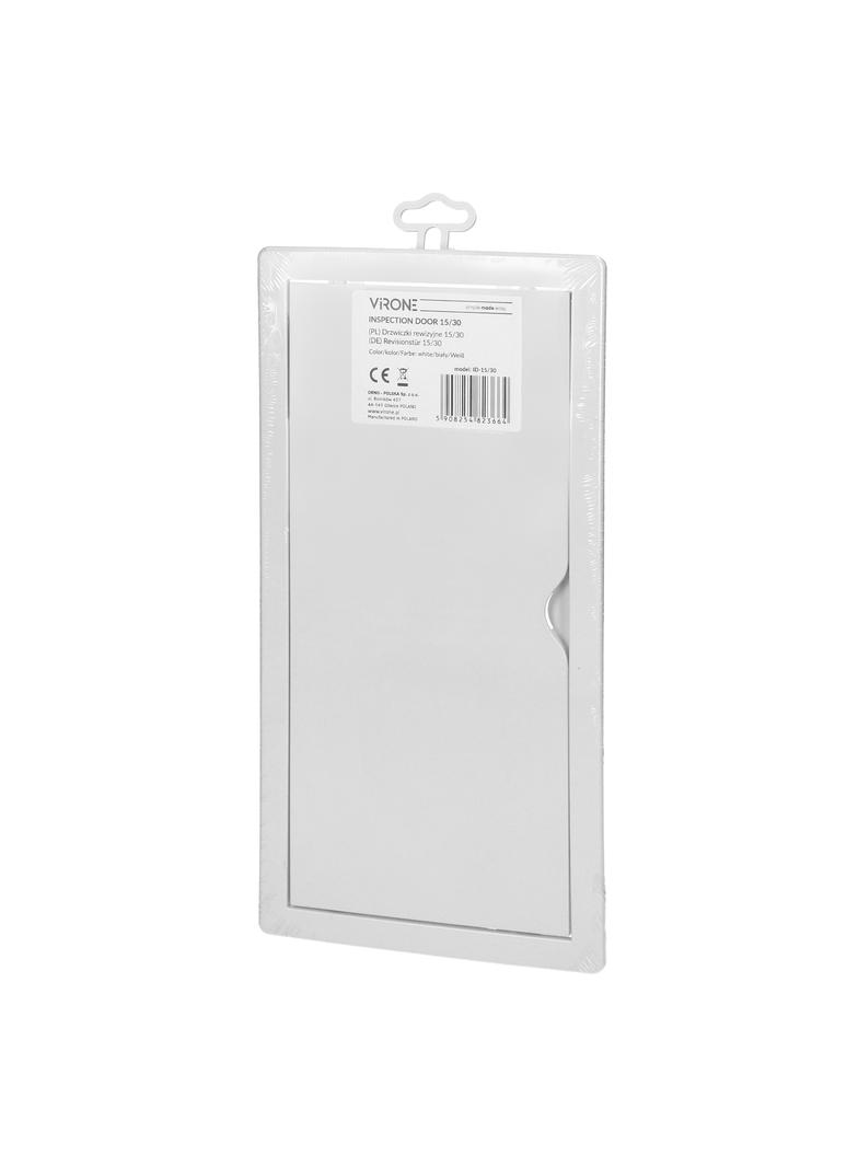 Drzwiczki rewizyjne białe 15x30 cm plastikowe ABS VIRONE ID-15/30 ORNO