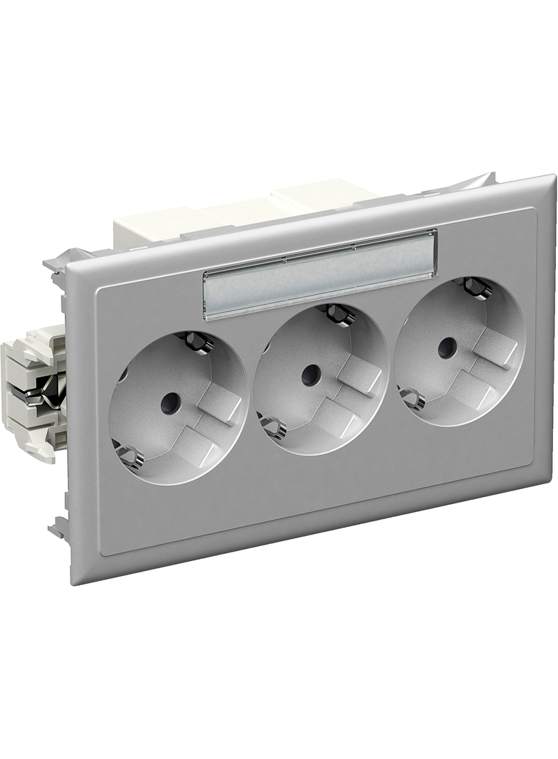 Thorsman Gniazdo master 3x2P+PE Shucko aluminium