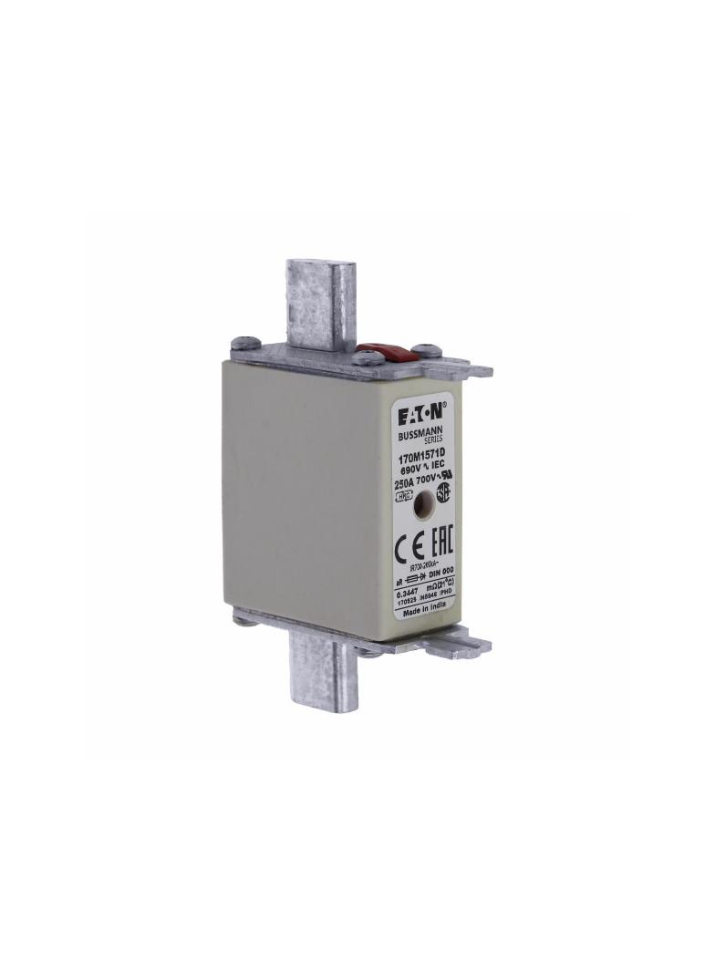 FUSE 250A 690V aR DIN 000 HSDNH Wkładka szybka 250A 690V aR DIN 000 podwójny wskaźnik 170M1571D EATO