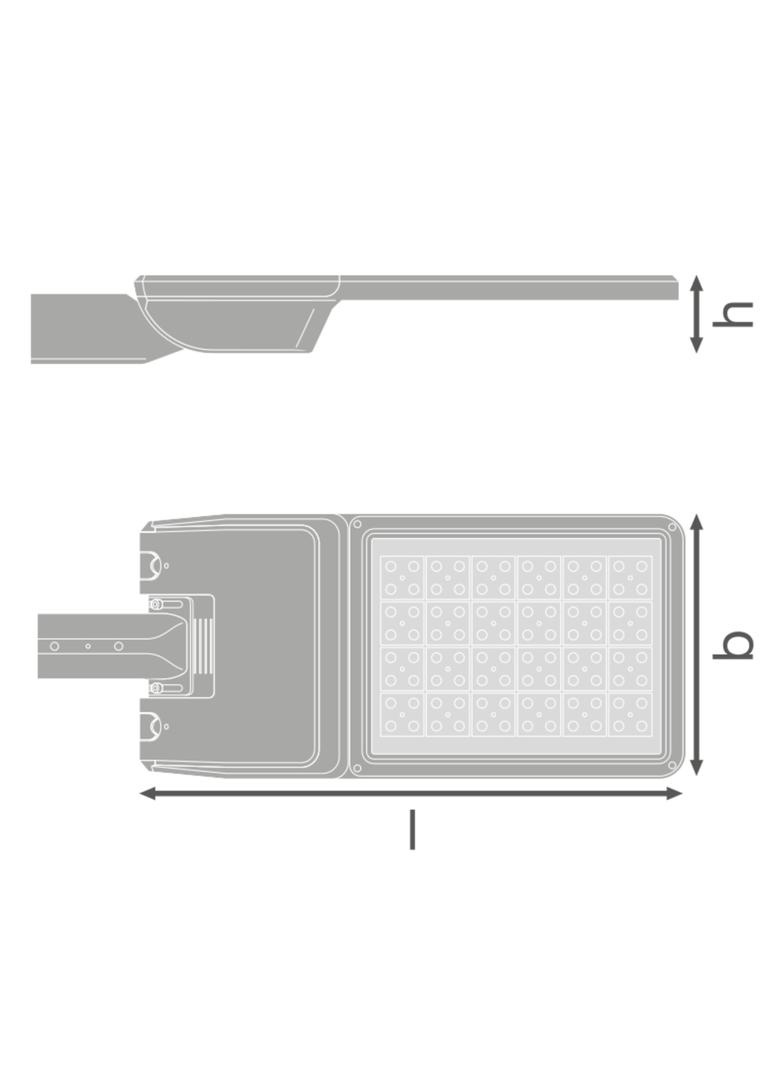 Oprawa uliczna STREETLIGHT FLEX MEDIUM 58W 727 RV25ST ALW