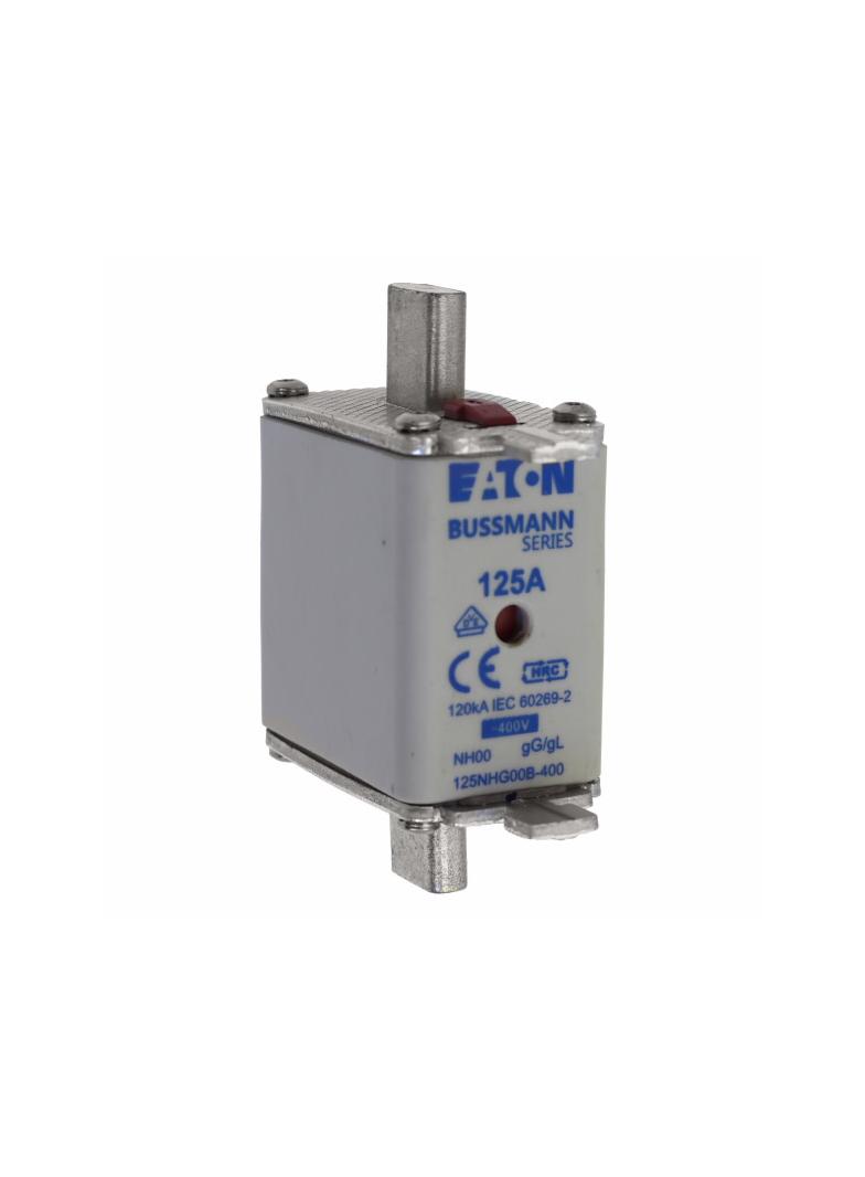 NH FUSE 125A 400V GG/GL SIZE 00 Wkładka NH00 125A 400V GL/GG podwójny wskaźnik 125NHG00B-400 EATON