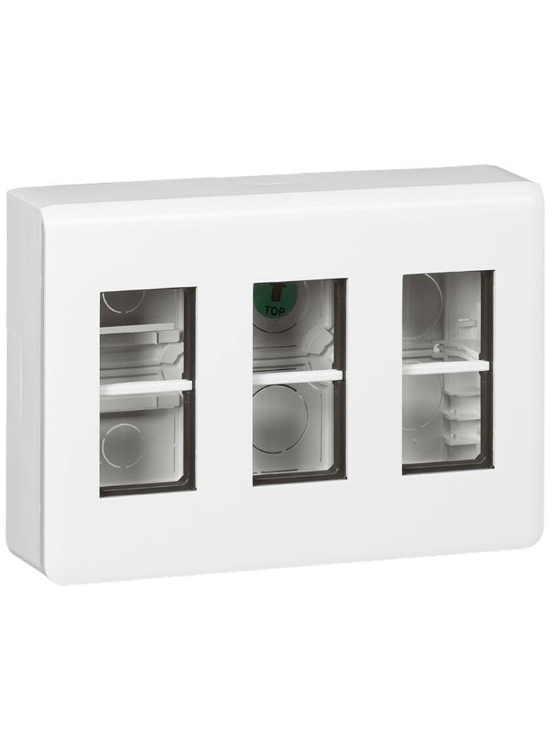 MOSAIC ZESTAW DO MONTAŻU NATYNKOWEGO 3 X 4 MODUŁY PIONOWO, Legrand