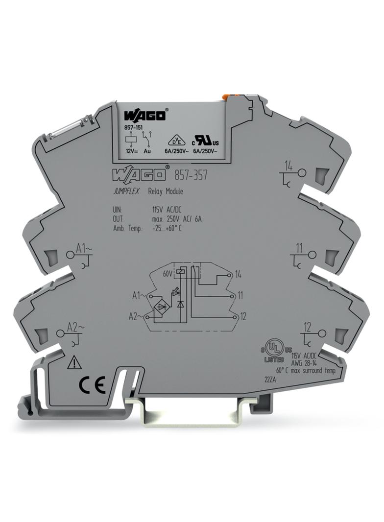 JUMPFLEX podstawka z przekaźnikiem 115V AC/DC 1p