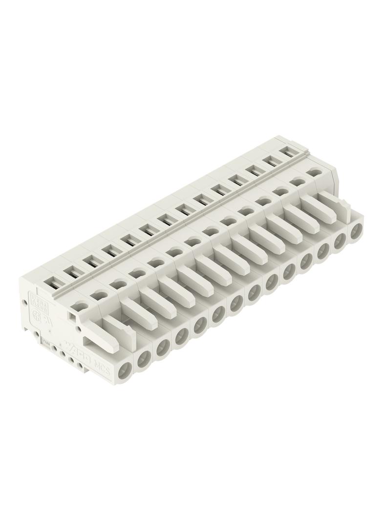 Gniazdo MCS‑MIDI Classic 14‑biegunowe jasnoszare raster 5mm 721‑114/026‑000 /25szt./ WAGO