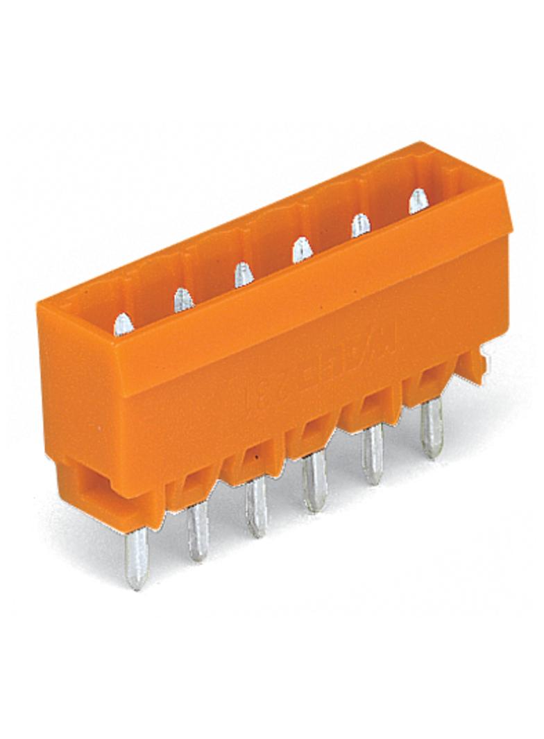 MCS-MIDI Classic wtyk 24-bieg. pomarańczowy raster 5,08 mm