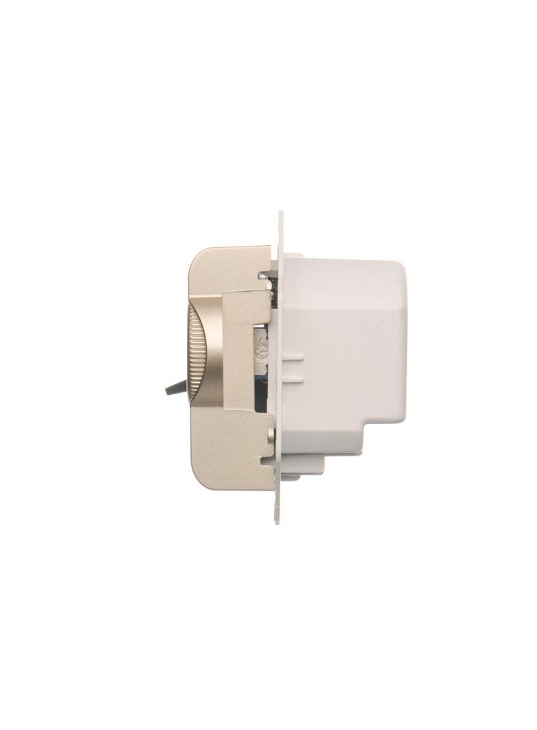 Simon 54 Regulator temperatury z czujnikiem wewnętrznym 16(2) A 230V. Montaż na wkręty złoty mat