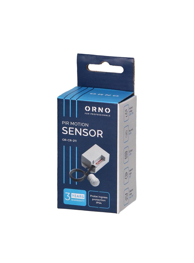 Czujnik ruchu 360st. z zewnętrznym sensorem IP20 800W OR-CR-211 ORNO