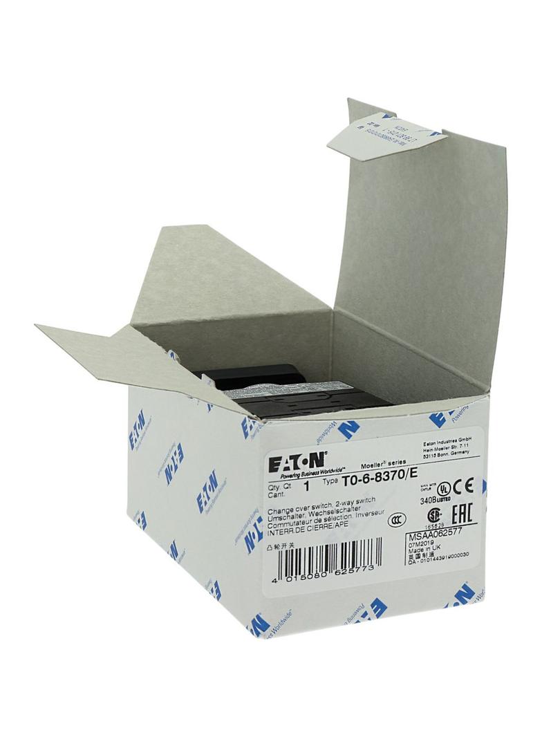 T0-6-8370/E Łącznik krzywkowy 20A 6.5kW 062577 EATON