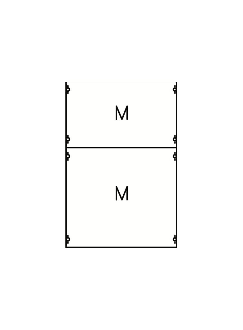 2M1A Pole rozdzielcze 2 kol.szer.