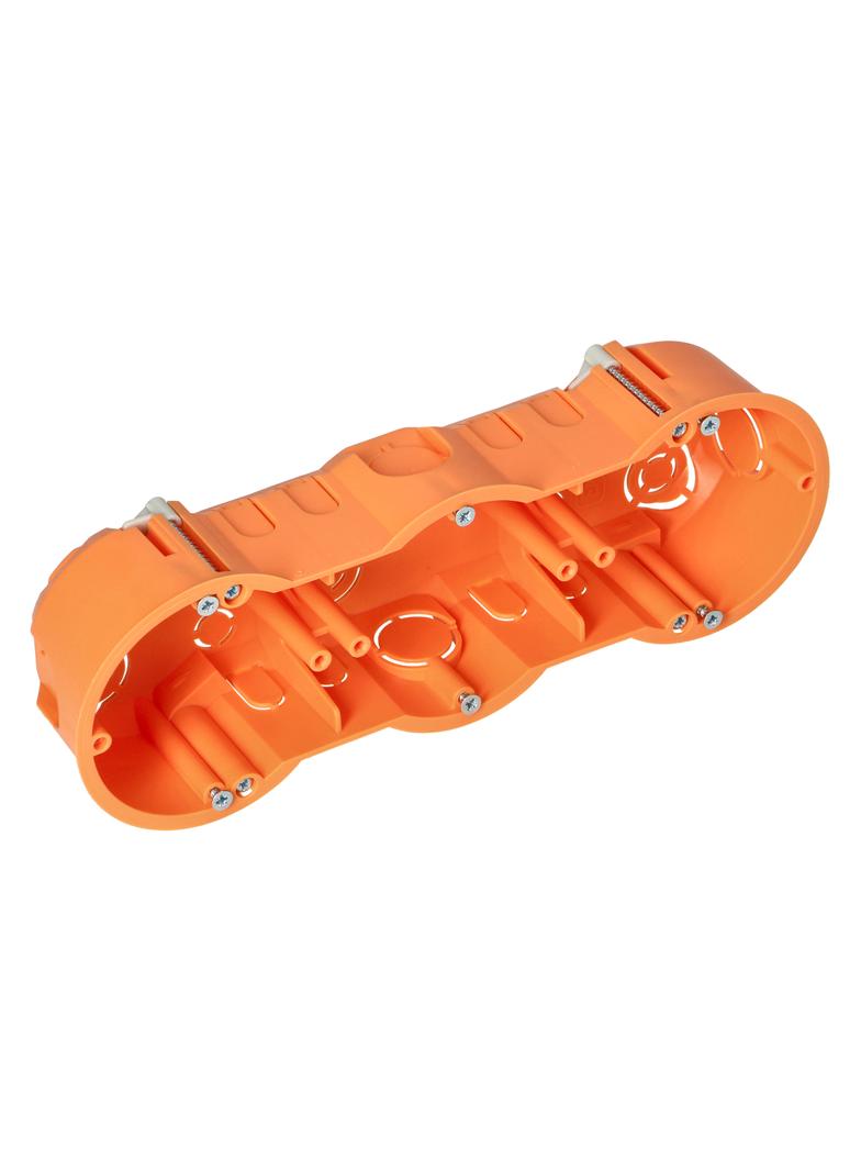 Puszka podtynkowa 60 mm płytka trzykrotna do G/K OR-JB-13813/3 ORNO