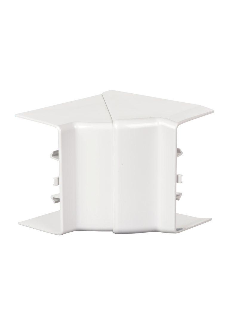 Optiline 45 - łącznik wewnętrzny - 95 x 55 mm - PC/ABS - biel polarna