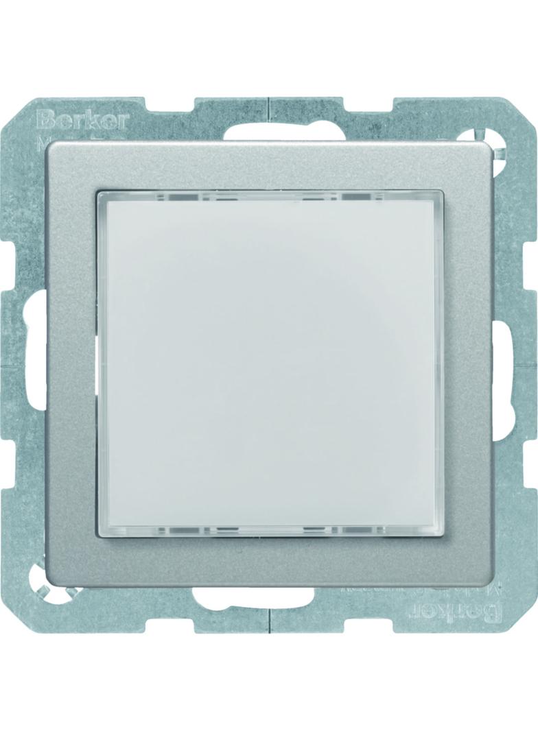 Q.x Sygnalizator świetlny LED podświetlenie czerwone/zielone, alu aksamit lakier