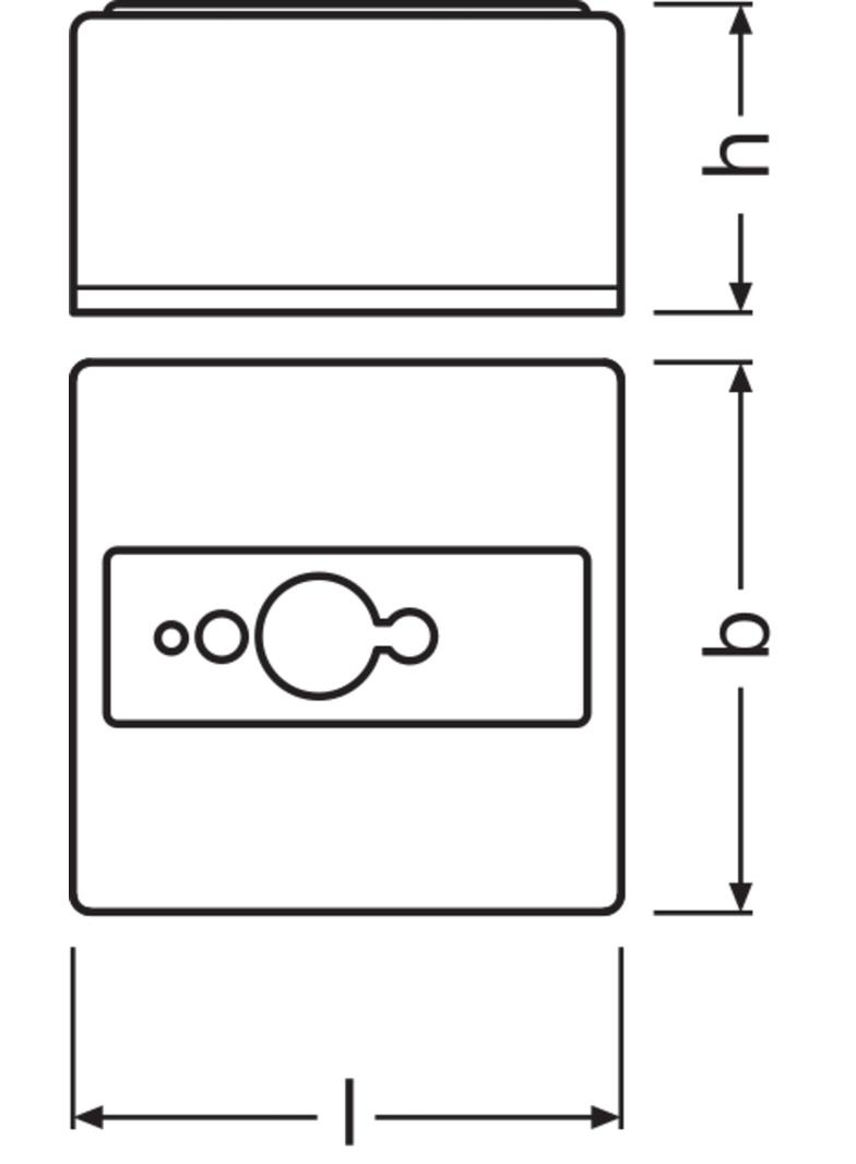 Adapter do montażu czujników na suficie stałym DALI LS/PD AP Kit