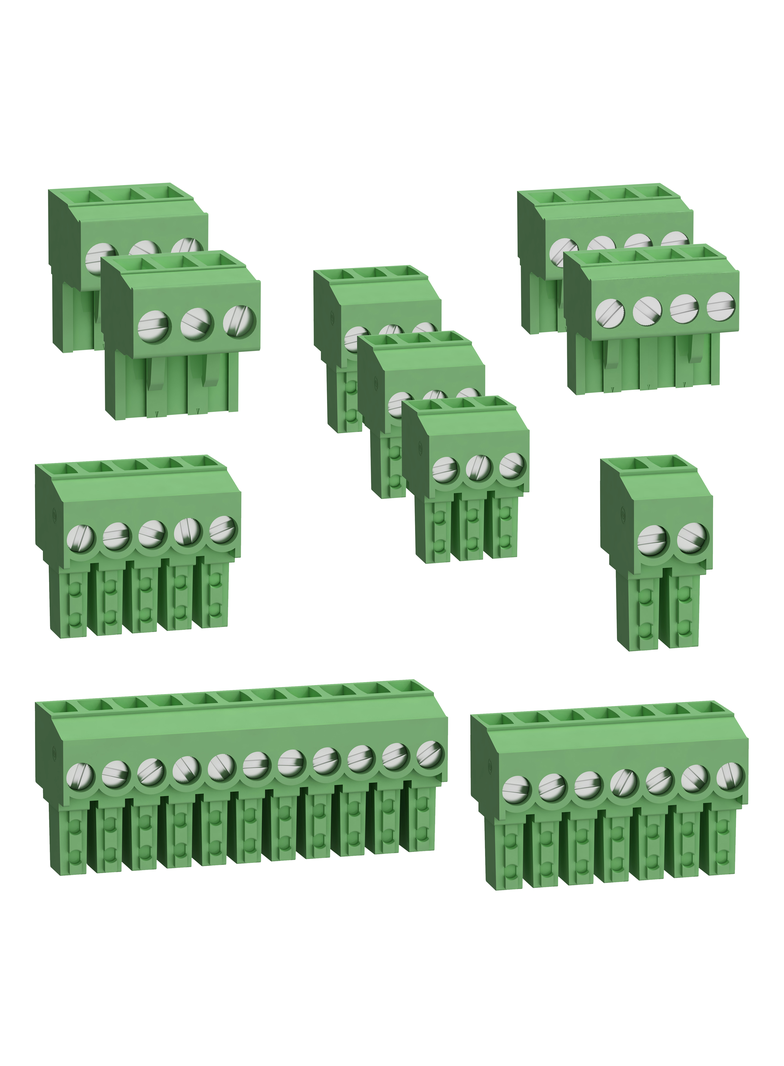 Modicon M172, Blok zacisków śrubowych do modułów rozszerzających M172, 28 We/Wy