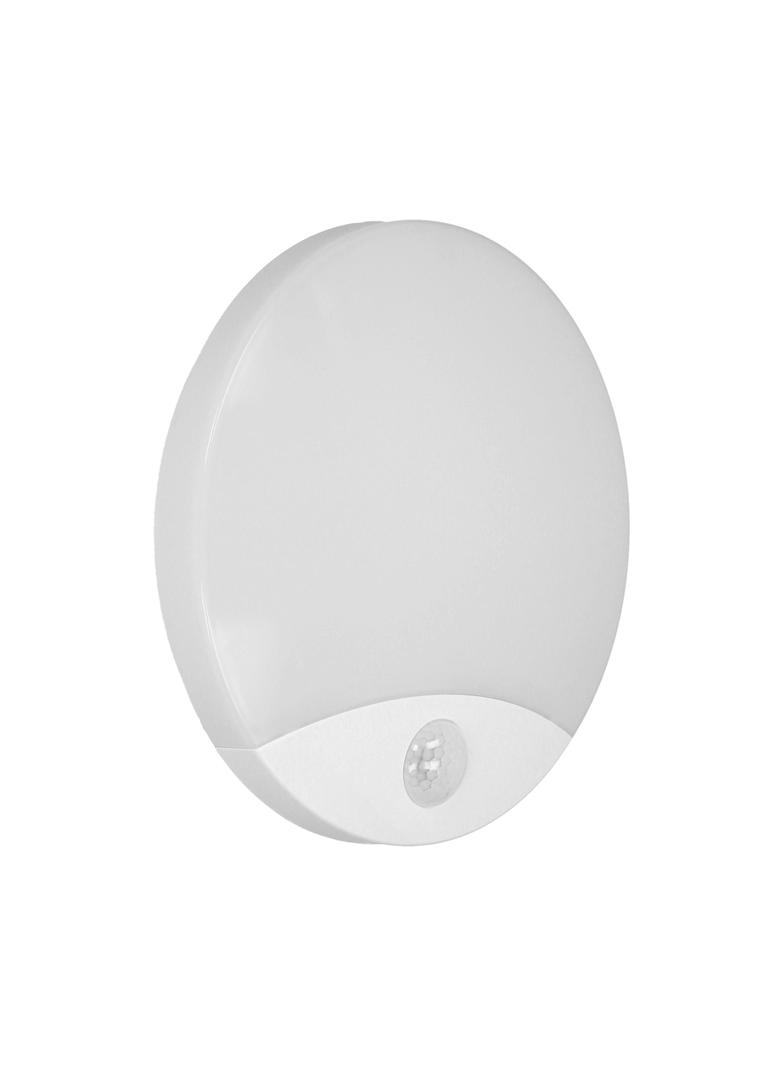VIRAZON LED 15W, plafon z czujnikiem ruchu, 1050lm, IP44, 4000K, poliwęglan mleczny, biały AD-PL-6064WLPMR4 ORNO