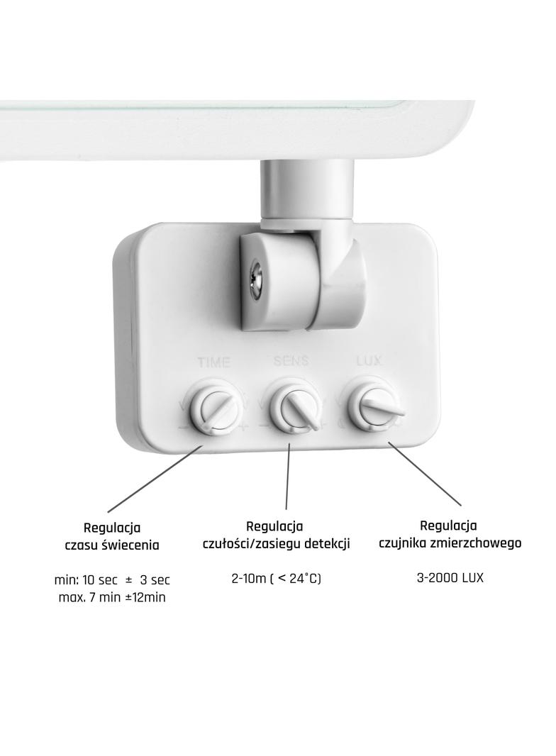NOCTIS LUX 2 SMD 230V 20W IP44 CW white with sensor