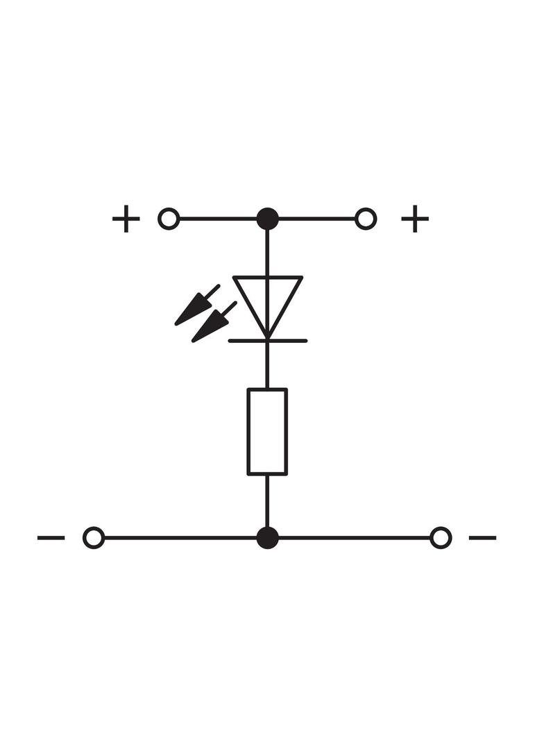 dwupiętrowa złączka diodowa 2,5 mm2