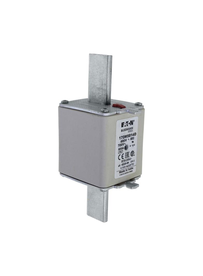 800A 690V aR DIN 2 HSDNH FUSE Wkładka szybka 800A AC 690V DIN 2 aR DIN IEC podwójny wskaźni 170M5814