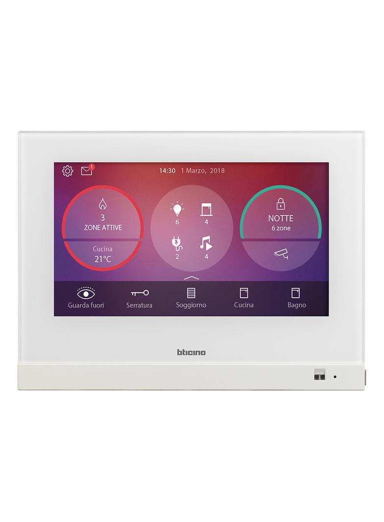 Home Touch - ekran dotykowy 7  do sterowania systemem MyHome - kolor biały, Bticino