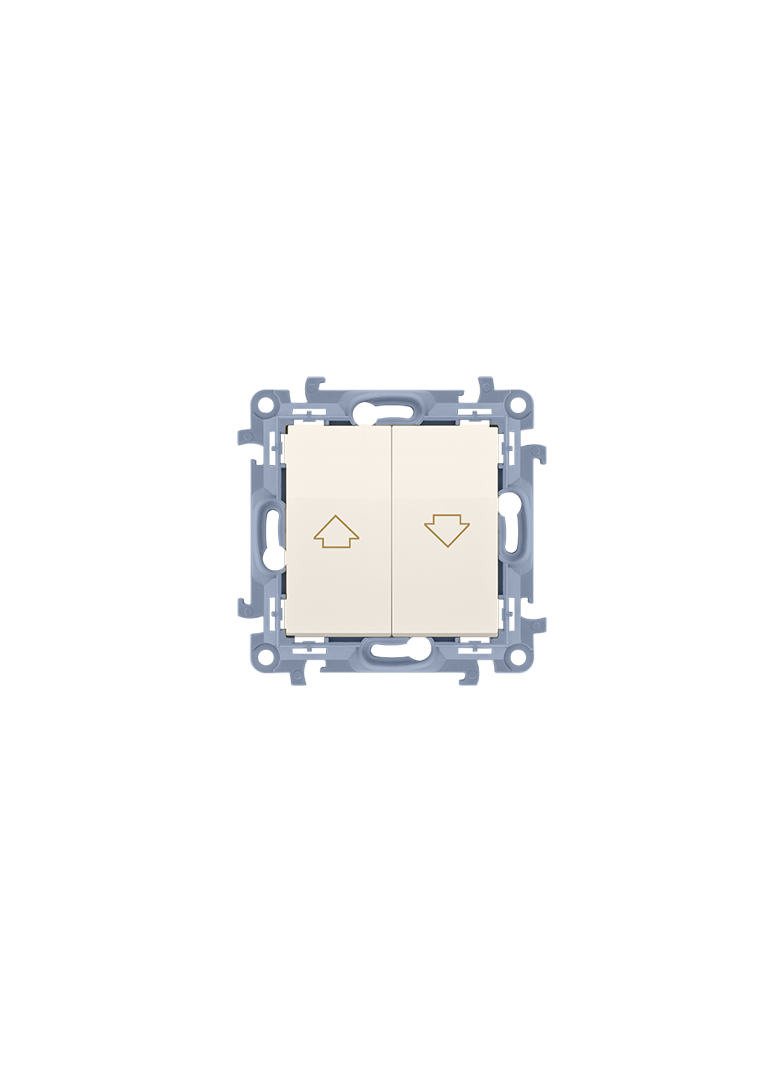 Simon 10 Łącznik roletowy 10A z. śrub. krem