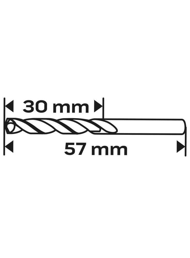 Wiertła do metalu HSS-TiN 2.4 mm, 3 szt.