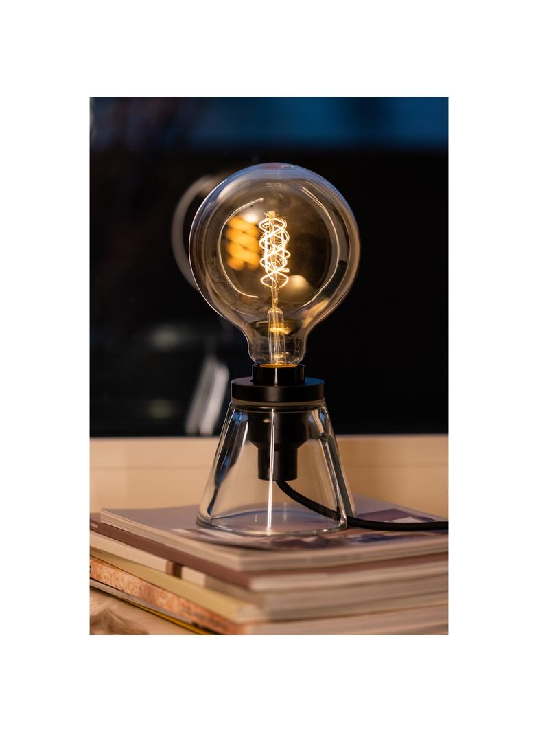 Lampa LED Vintage 1906 GOLD 125 dim 4,8W/822 szkło przezroczyste E27