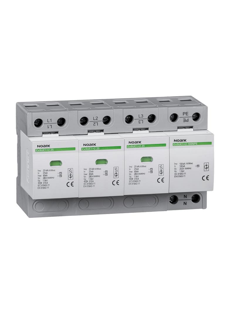 Ex9UE1+2 25 3PN 280 Ogranicznik przepięć typ T1+T2 280V AC 25kA wymienna wkładka 3P+N 105505
