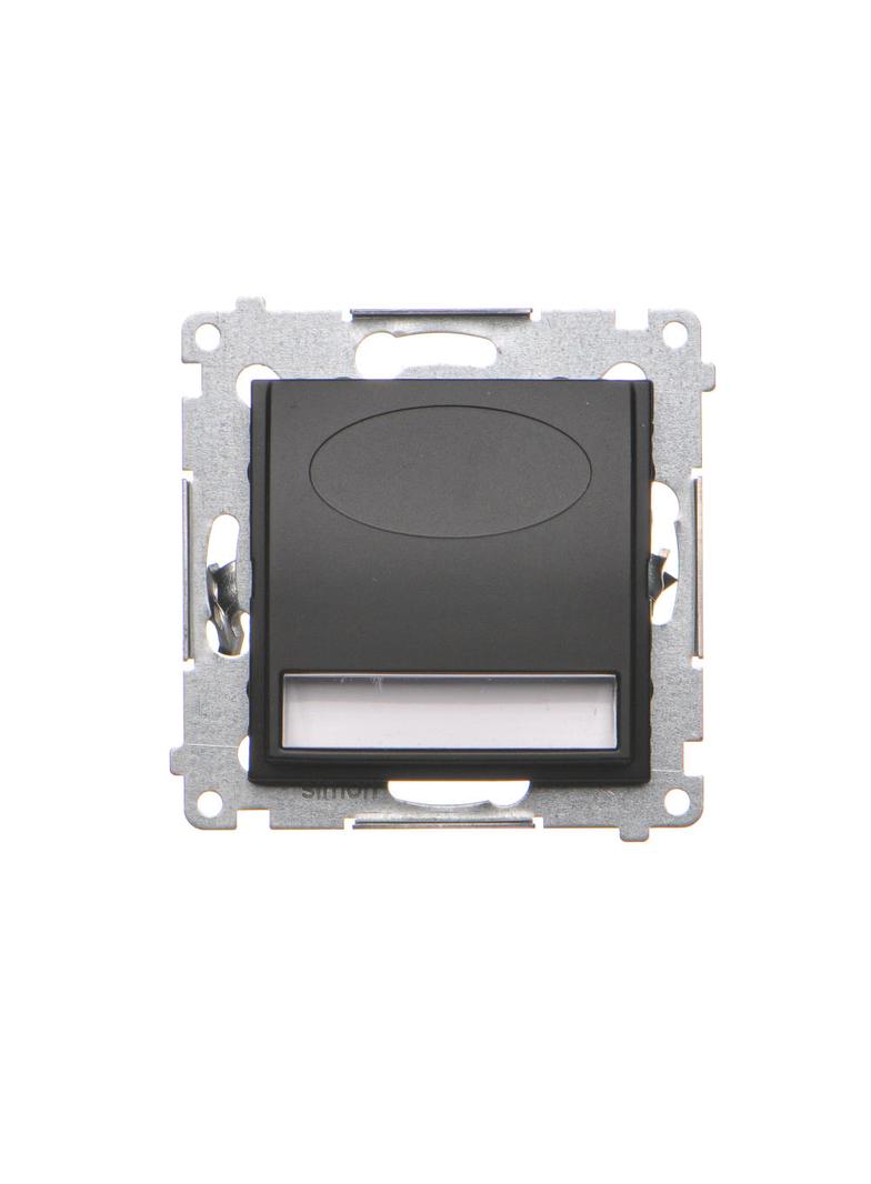 Simon 54 Oprawa oświetleniowa LED 230 V AC 1.1 W białe zimne 5900 K czarny DOSA.01/49 KONTAKT